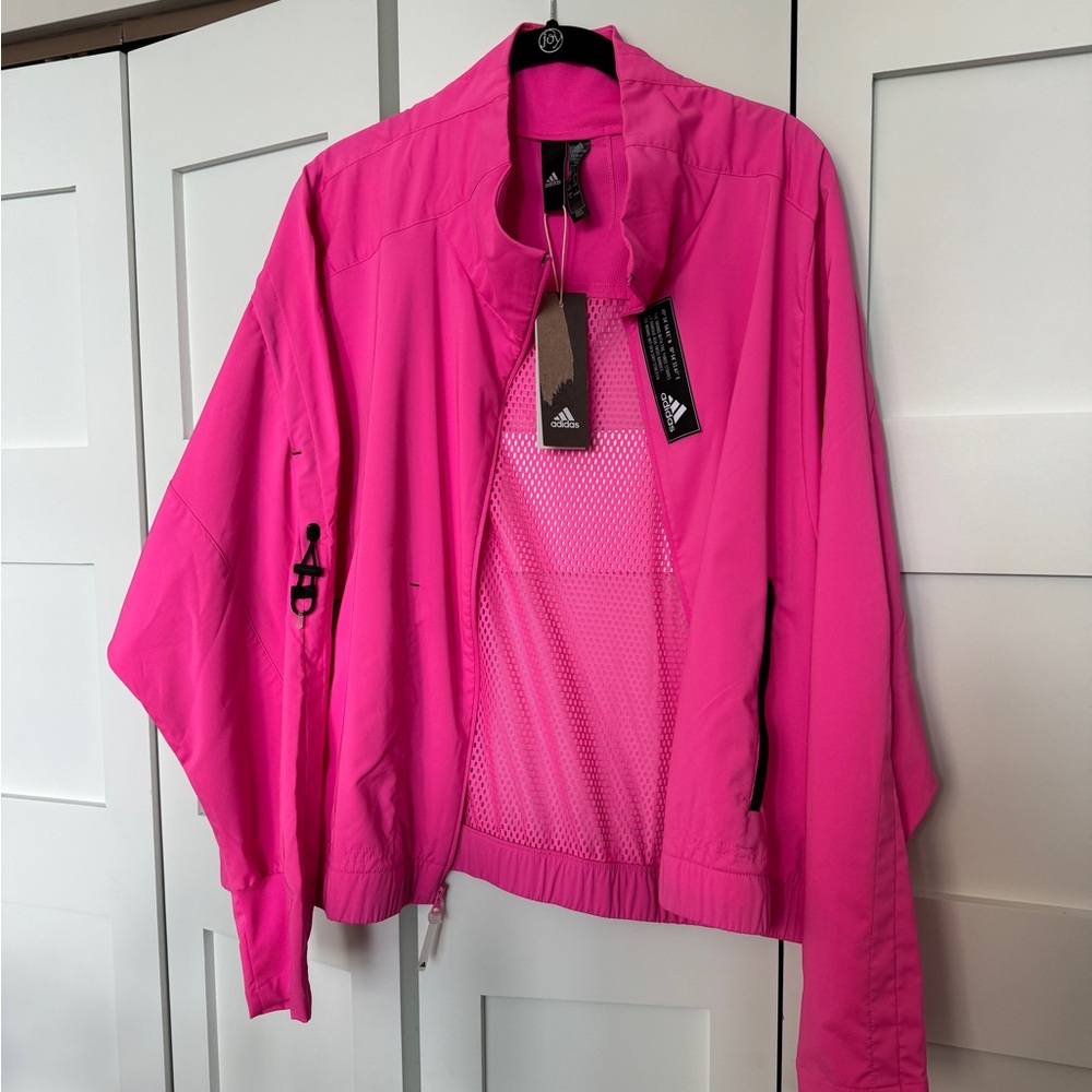 NWT: Hot pink Adidas jacket